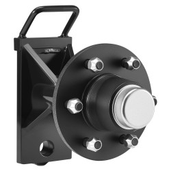 Kontin akselisarja 6 pulttinen teräsrunko ruosteenkestäväpinnoite kantavuus 7000 paunaa 6 12 metriä konteille kiristysräikällä