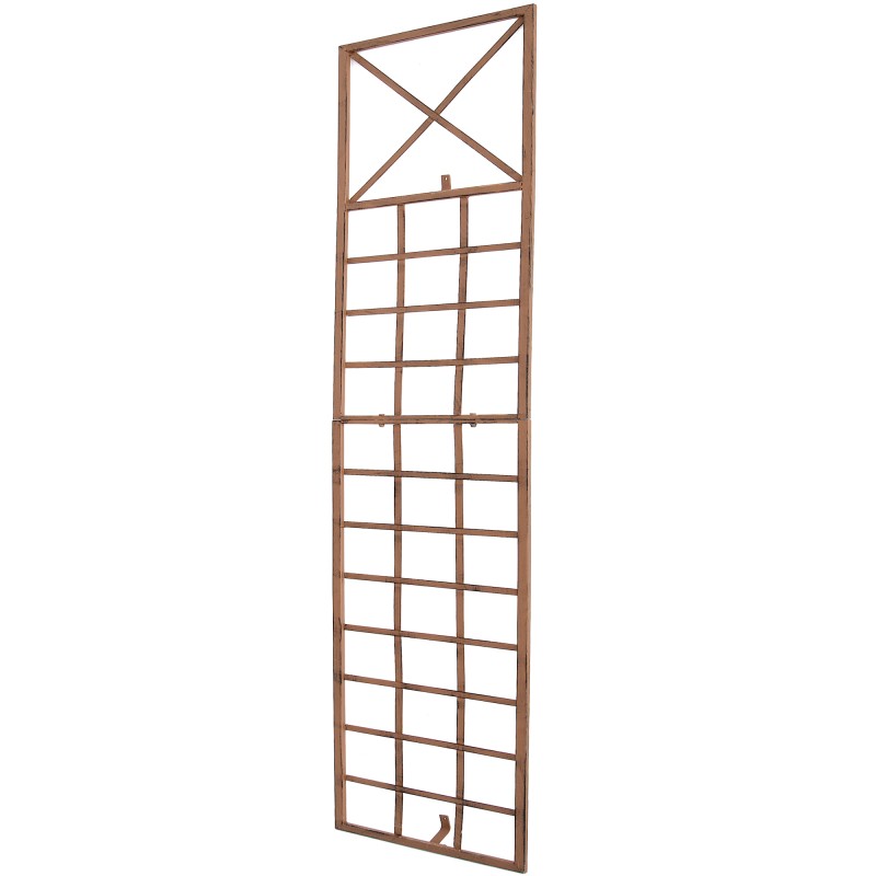 Trigo-säleikkö seinälle köynnöskasveille 198 cm antiikkipatina rautaa