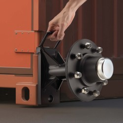 Konttiakselisarja ruosteenkestävä teräsrunko 6–12 metrin kontteihin 8800 paunaa