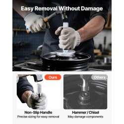 Laakeri ja tiivisteasennussarja metallinen yhdeksän holkkia kymmenen osaa pidennetty kahva