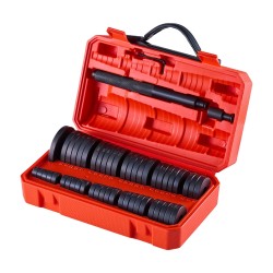 Laakeripuristinsarja 52-osainen hiiliteräs 49 holkkia säilytyslaatikko polkupyöriin ja autoihin