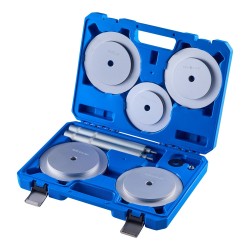 Laakeripuristinsarja 7 osainen metallinen ruosteenkestävä sisältää holkit ja laukku