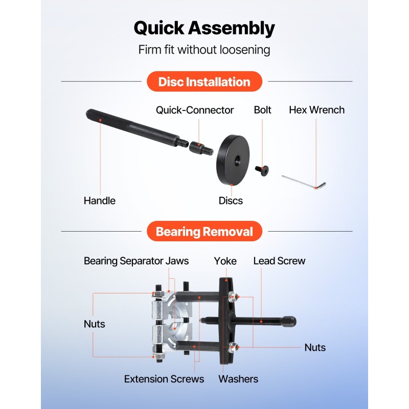 Laakeripuristinsarja metallinen 66 osaa 49 holkkia jakoavaimella polkupyörille ja autoille