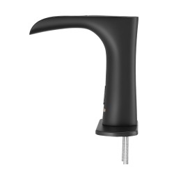 Kosketusvapaa messinkinen pesuallashana mattamusta infrapuna-anturilla lämpötilansäädöllä