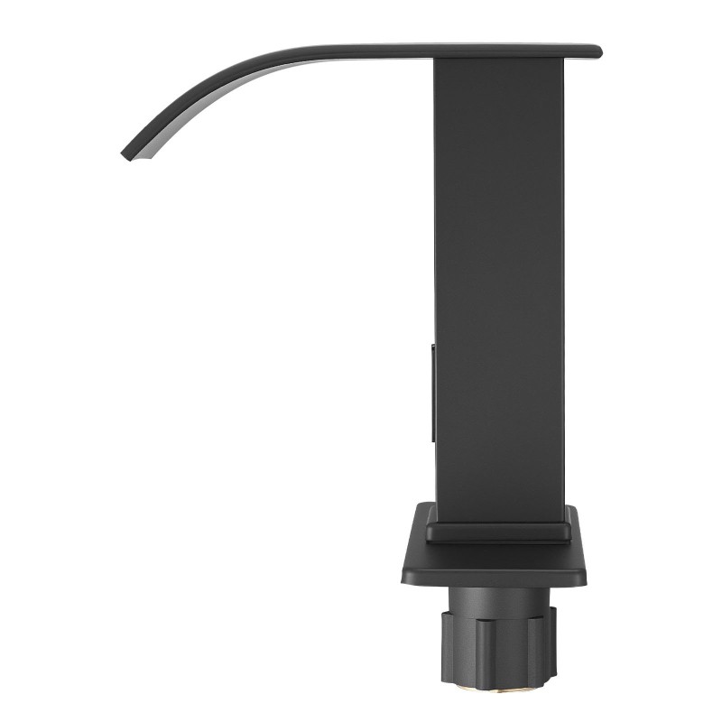 Kosketusvapaa pesuallashana infrapunatunnistimella mattamusta ruostumaton teräs 14 senttimetriä