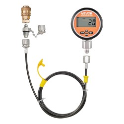 Digitaalinen hydraulinen paineentestaussarja SUS304 kierteillä kaivinkoneille 0 700 bar 9 testiliitintä 2 letkua