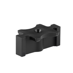 Piilokiinnikkeet komposiittiterassille 1000 kpl mustat polypropyleeniklipit 6,5 mm