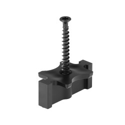 Piilokiinnikkeet komposiittiterassilaudoille PP-muovi ja 304-ruostumaton teräs 10 mm 6,5 mm 600 kpl