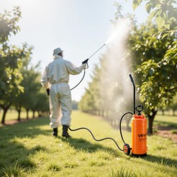 Betoniruiskuvaunu 14 l 304 ruostumatonta terästä pyörällinen 52 cm suutinvarsi