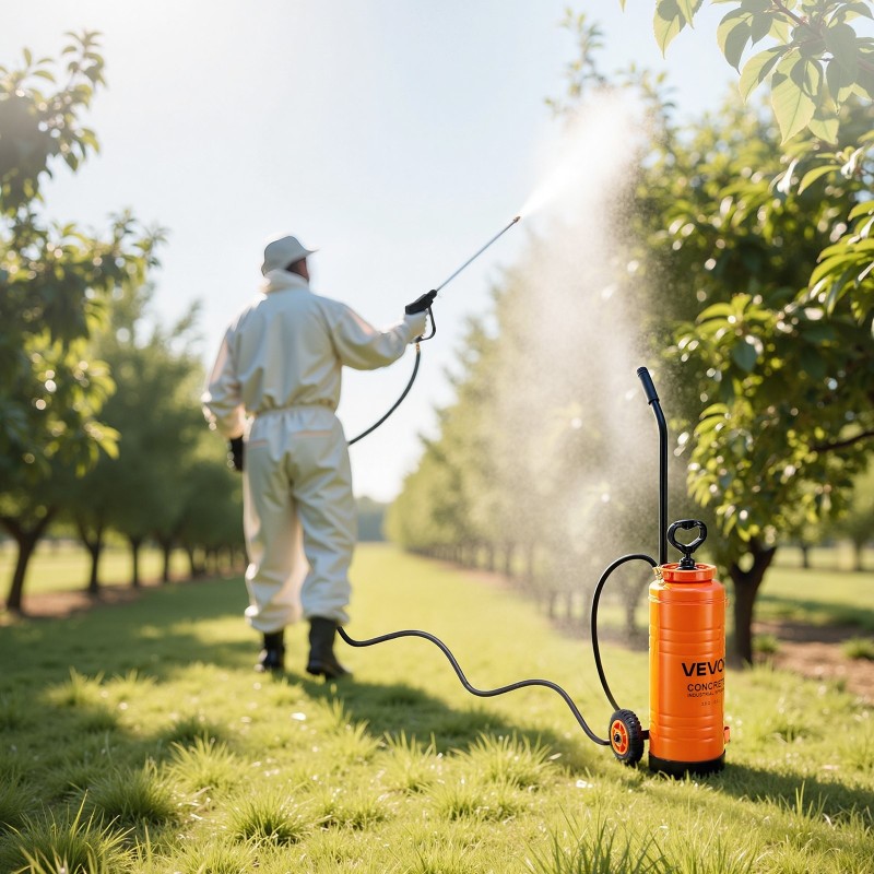Betoniruiskuvaunu 14 l 304 ruostumatonta terästä pyörällinen 52 cm suutinvarsi
