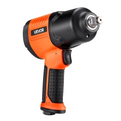 Puolituumainen paineilmakäyttöinen iskumutterinväännin 1490 newtonmetriä alumiiniseos neliasteinen väännönsäätö