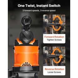 1-tuumainen paineilma-iskuväännin alumiiniseosrunko 2400 N·m vääntömomentti 152,4 mm kara