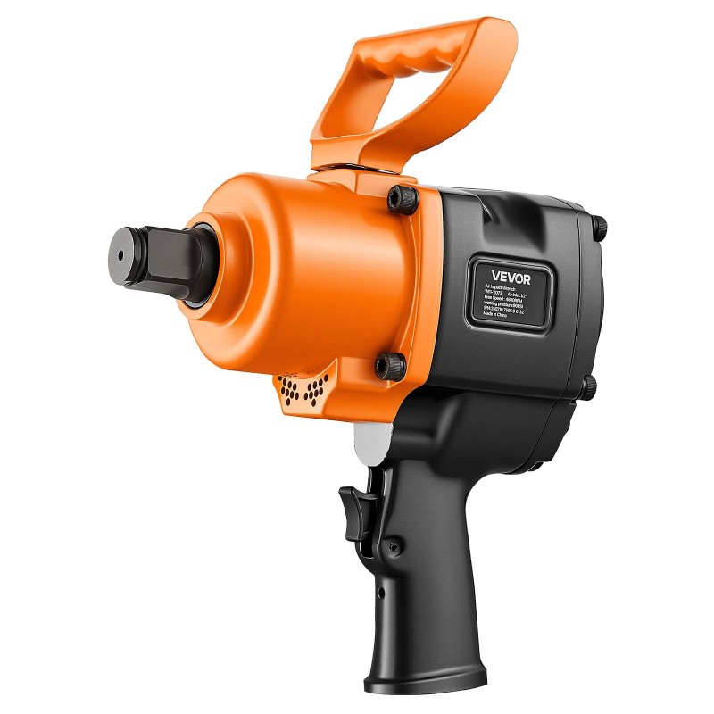 1-tuumainen paineilmakäyttöinen iskumutterinväännin alumiiniseosrunko kaksoisvasaramekanismi 6-portainen momentinsäätö raskaan