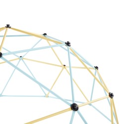 Teräs kiipeilykupoli 305 cm ulkokäyttöön 3 10 vuotta 453 kg kantavuus 2 koripalloa