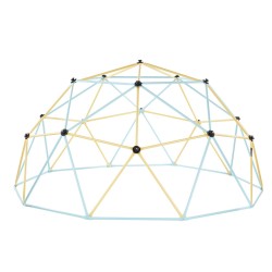 Teräs kiipeilykupoli 305 cm ulkokäyttöön 3–10 vuotta 453 kg kantavuus 2 koripalloa