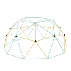 Teräs kiipeilykupoli 305 cm ulkokäyttöön 3–10 vuotta 453 kg kantavuus 2 koripalloa