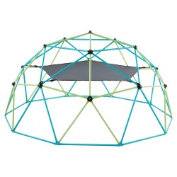 Kiipeilykupoli 305 cm teräsputket 453 kg kantavuus keinu riippumatto 3–10-vuotiaille