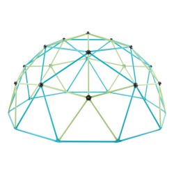 Kiipeilykupoli 305 cm teräsputket 453 kg kantavuus keinu riippumatto 3–10-vuotiaille