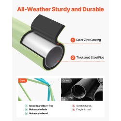 Kiipeilykupoli 305 cm teräsrunko 453 kg kantavuus 2 koripalloa ja palloverkko sinkkipinnoite