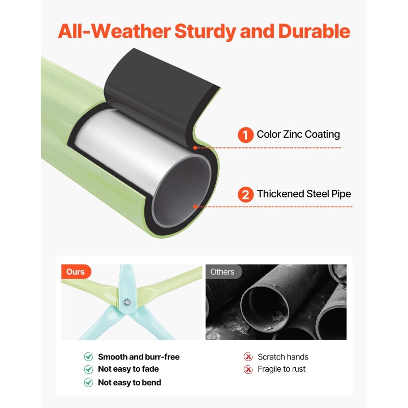 Kiipeilykupoli halkaisija 183 cm paksunnetut teräsputket sinkkipinnoite 270 kg 3–10-vuotiaille