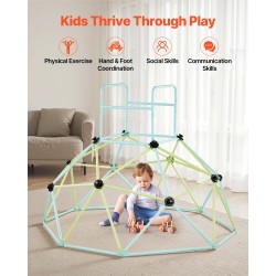 Kiipeilykupoli halkaisija 183 cm paksunnetut teräsputket sinkkipinnoite 270 kg 3–10-vuotiaille