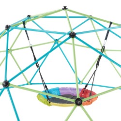 Kiipeilykupoli teräs 305 cm lautaskeinulla 453 kg kantavuus 3 10 vuotiaille