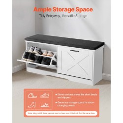 Kenkäpenkki lastulevy vaahtomuovinen kangasistuin 1000×305×475 mm 4 lokeroa eteiseen