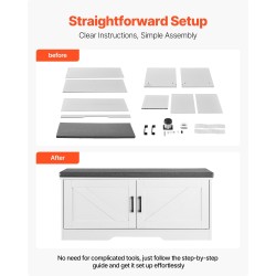 Kenkäpenkki eteiseen lastulevy vaahtomuovi kangaspäällinen 4 lokeroa valkoinen musta