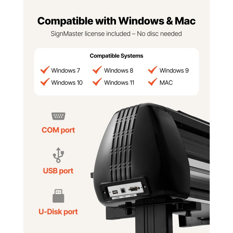 Vinyylileikkuri 720 mm syöttöleveys 600 mm leikkausleveys alumiiniseosrunko