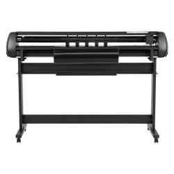 Vinyylileikkuri 1350 mm syöttöleveys 1230 mm leikkausleveys ABS-muovi ja alumiiniseosrunko kaksoisterärakenne