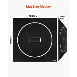 Kamppailumatto kolme kertaa kolme metriä kolme senttiä paksu XPE-vaahdosta PVC-pintainen rullattava