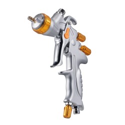HVLP-maaliruisku 600 ml 3 suutinta 1.3/1.4/1.7 mm ruostumaton teräs ja messinki