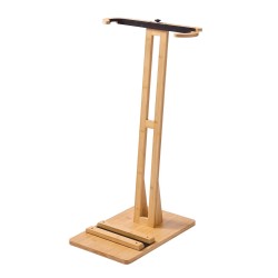 Pystyteline puinen vapaasti seisova laudoille ja suksille säädettävä leveys 370–665 mm