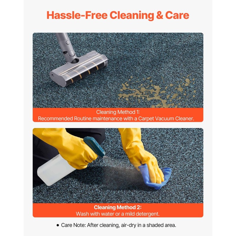 Etumatto polypropyleenipintainen PVC-taustainen 1829×1219 mm liuskesininen sisä- ja ulkokäyttöön