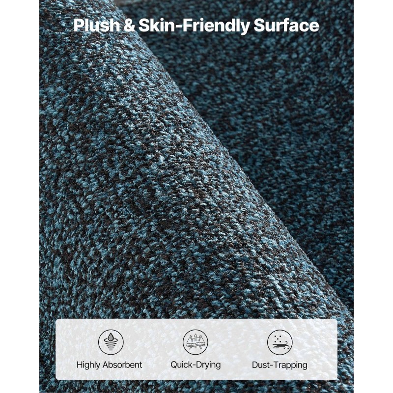 Etumatto polypropyleenipintainen PVC-taustainen 1829×1219 mm liuskesininen sisä- ja ulkokäyttöön