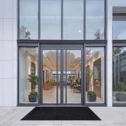 Eteismatto polyesteri PVC-tausta 1829 x 1219 mm harmaa sisä- ja ulkokäyttöön