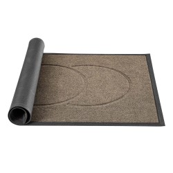 Eteismatto polyesteripinta TPE tausta sisä ja ulkokäyttöön 1194 x 813 mm ruskea