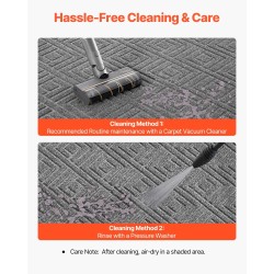 Eteismatto polyesteripinta TPE-tausta 1562×914 mm harmaa sisä- ja ulkokäyttöön