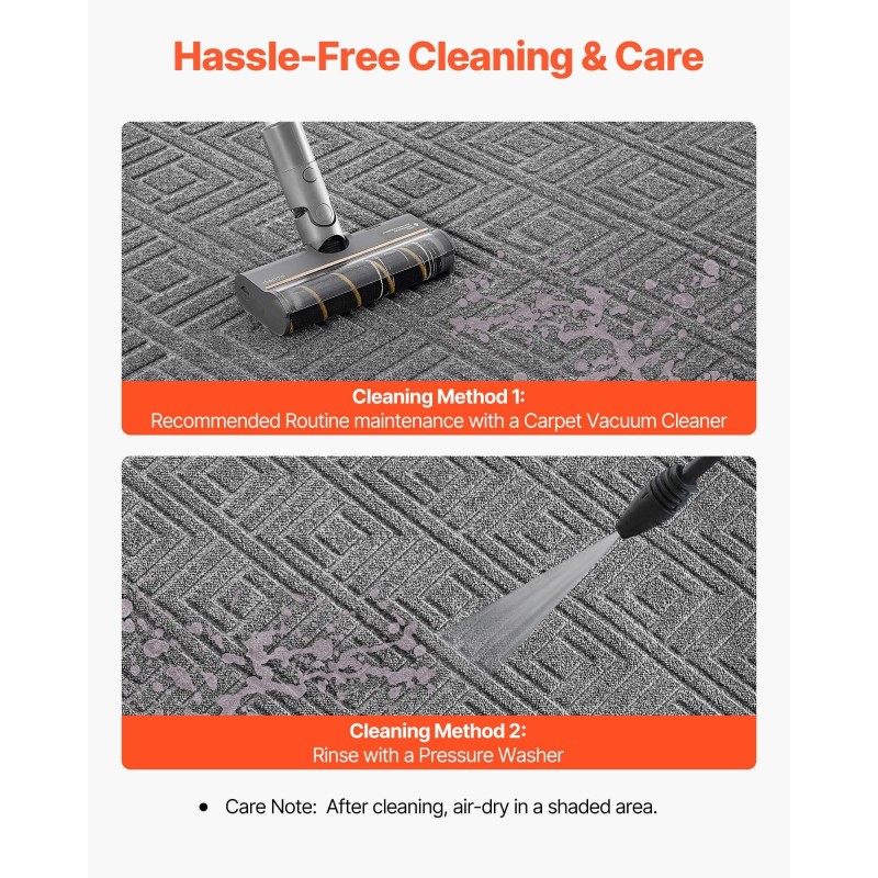 Eteismatto polyesteripinta TPE-tausta 1562×914 mm harmaa sisä- ja ulkokäyttöön