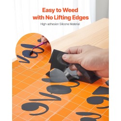 Lämpösiirtokalvorulla PVC kiiltävä musta 0,23 mm 304,8×21336 mm tekstiileille