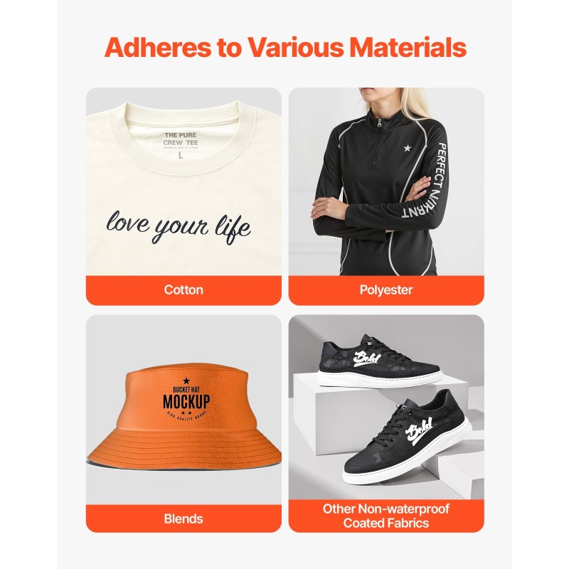 Lämpösiirtokalvorulla PVC-materiaali leveys 12 tuumaa pituus 50 jalkaa kiiltävä musta