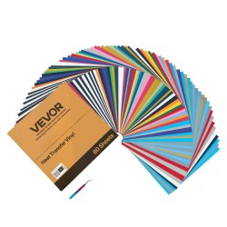 Lämpösiirtokalvopaketti PVC 80 arkkia 304,8 x 304,8 mm kiiltävä tekstiileille