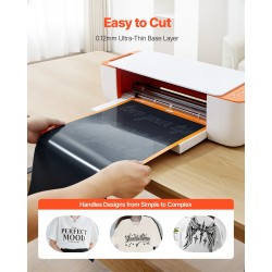 Lämpösiirtokalvorulla polyvinyylikloridi kiiltävä musta kaksitoista tuumaa kaksikymmentäviisi jalkaa tekstiileille