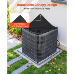 Ilmastoinnin ulkoyksikön suojus 914 x 914 x 1010 mm vedenpitävä 190T tafti