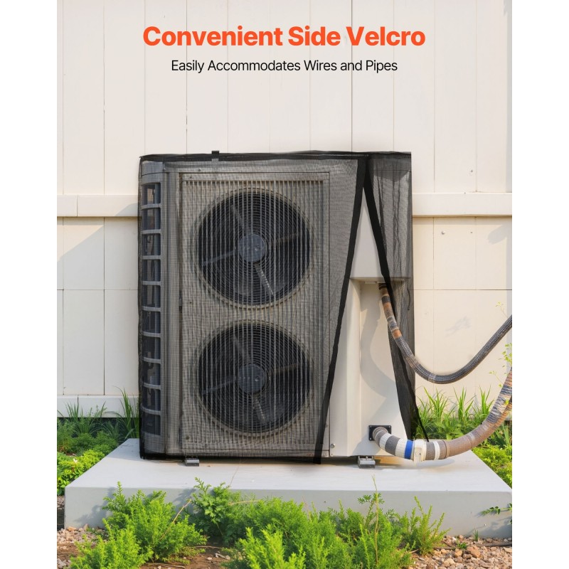 Ilmastoinnin ulkoyksikön suojus 914 x 914 x 1010 mm vedenpitävä 190T tafti