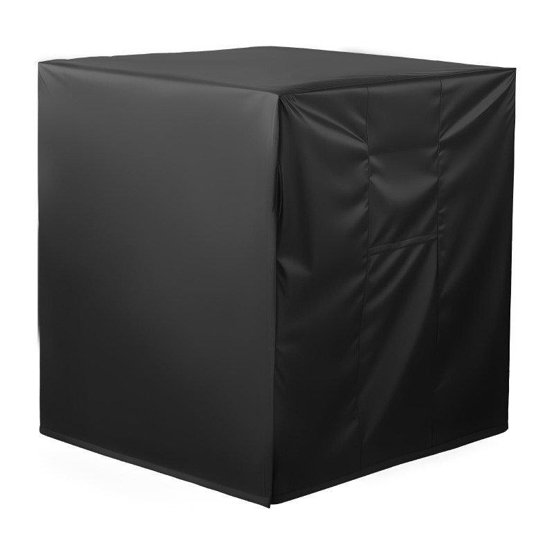 Ulkoyksikön suojus ilmastointilaitteelle 190T taftikangas 762 x 762 x 810 mm musta