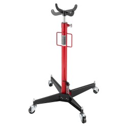 Hydraulinen vaihteistonostin 500 kg nelikäsivarsinen säädettävä tarjotin 112–187 cm nostokorkeus