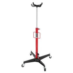 Hydraulinen vaihteistonostin 500 kg nelikäsivarsinen säädettävä tarjotin 112–187 cm nostokorkeus