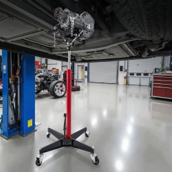 Hydraulinen vaihteistonostin teräsrunko 500 kg säädettävä 127–202 cm jalkapoljin