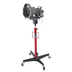 Hydraulinen vaihteistonostin teräsrunko 500 kg säädettävä 127–202 cm jalkapoljin